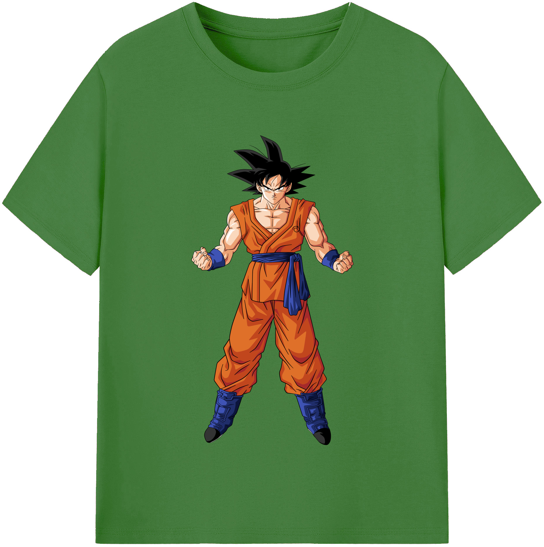 （画像用） ドラゴンボール 孫悟空（そん ごくう）Son Goku カカロット DRAGON BALL Kakarotto レディースカジュアルプリントTシャツ（綿100％）